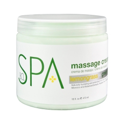 BCL SPA Massage Cream Trawa Cytrynowa + Zielona Herbata 473ml